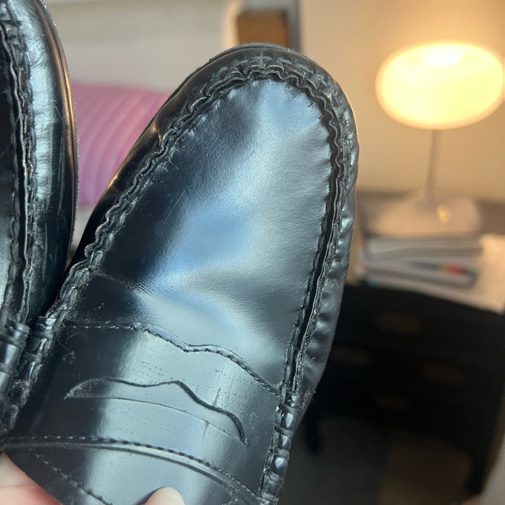 G.H. Bass & Co. Black Penny Loafers Flats